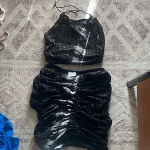 Oh Polly skirt and halter top set